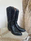 Black cowboy boots