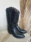 Black cowboy boots