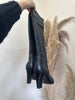 Leather heeled boots