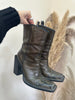 Stunning square heeled boots