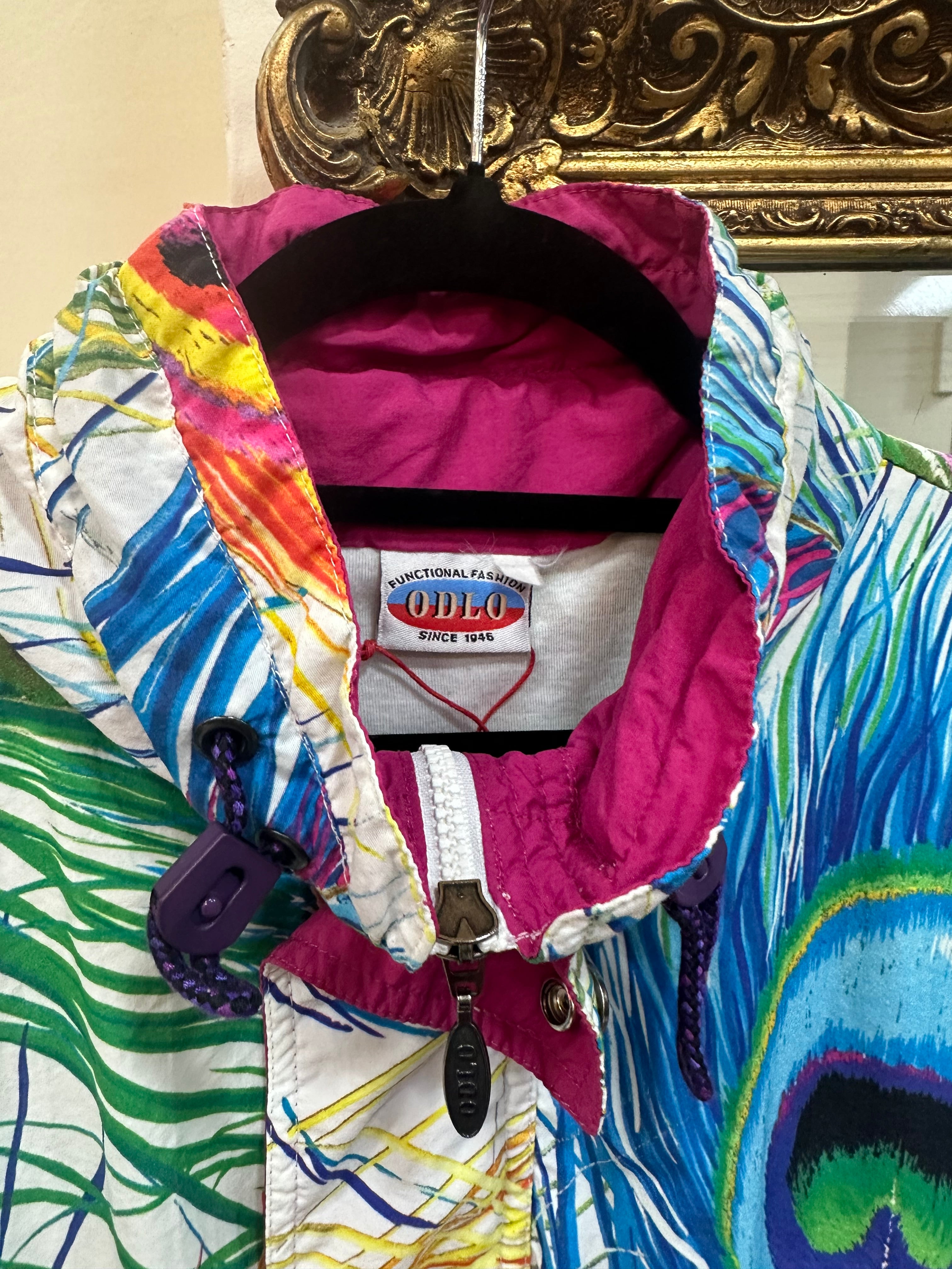 ODLO Funky colourful ski jacket