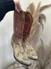 Unique cowboy leather boots