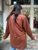 Vintage genuine leather soft jacket