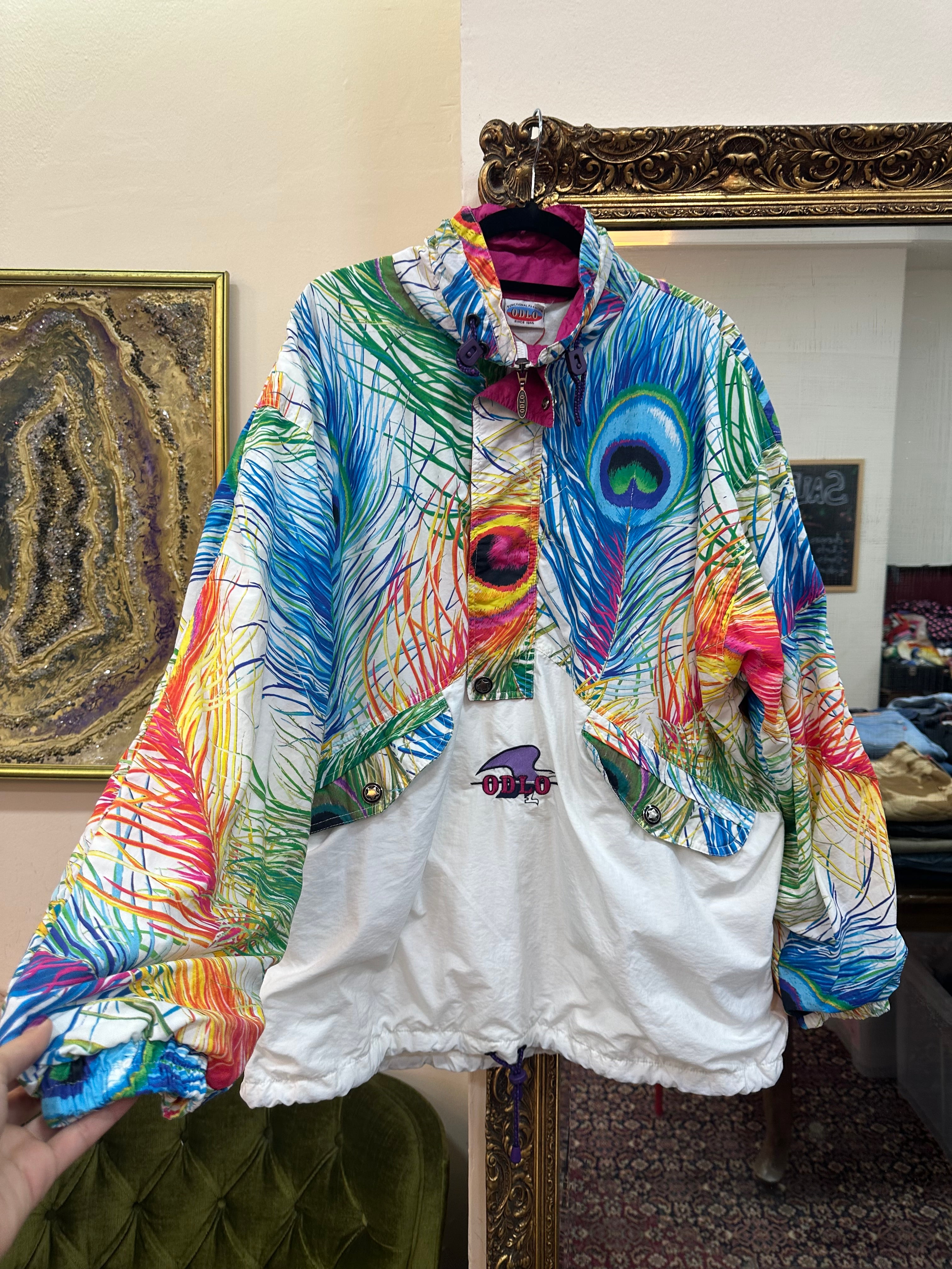ODLO Funky colourful ski jacket
