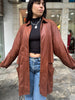 Vintage genuine leather soft jacket