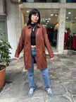 Vintage genuine leather soft jacket