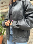 Classic vintage leather jacket