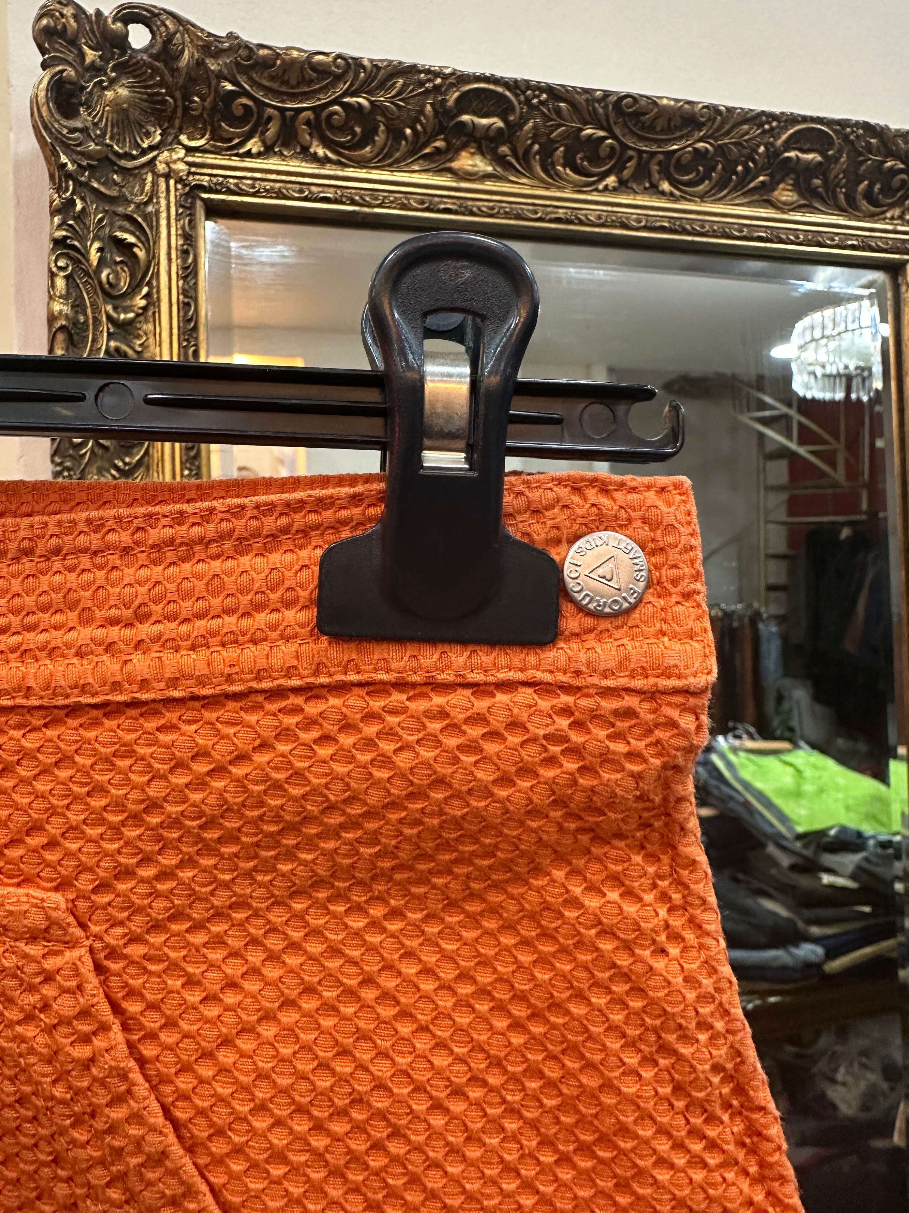 Fiorucci orange skirt