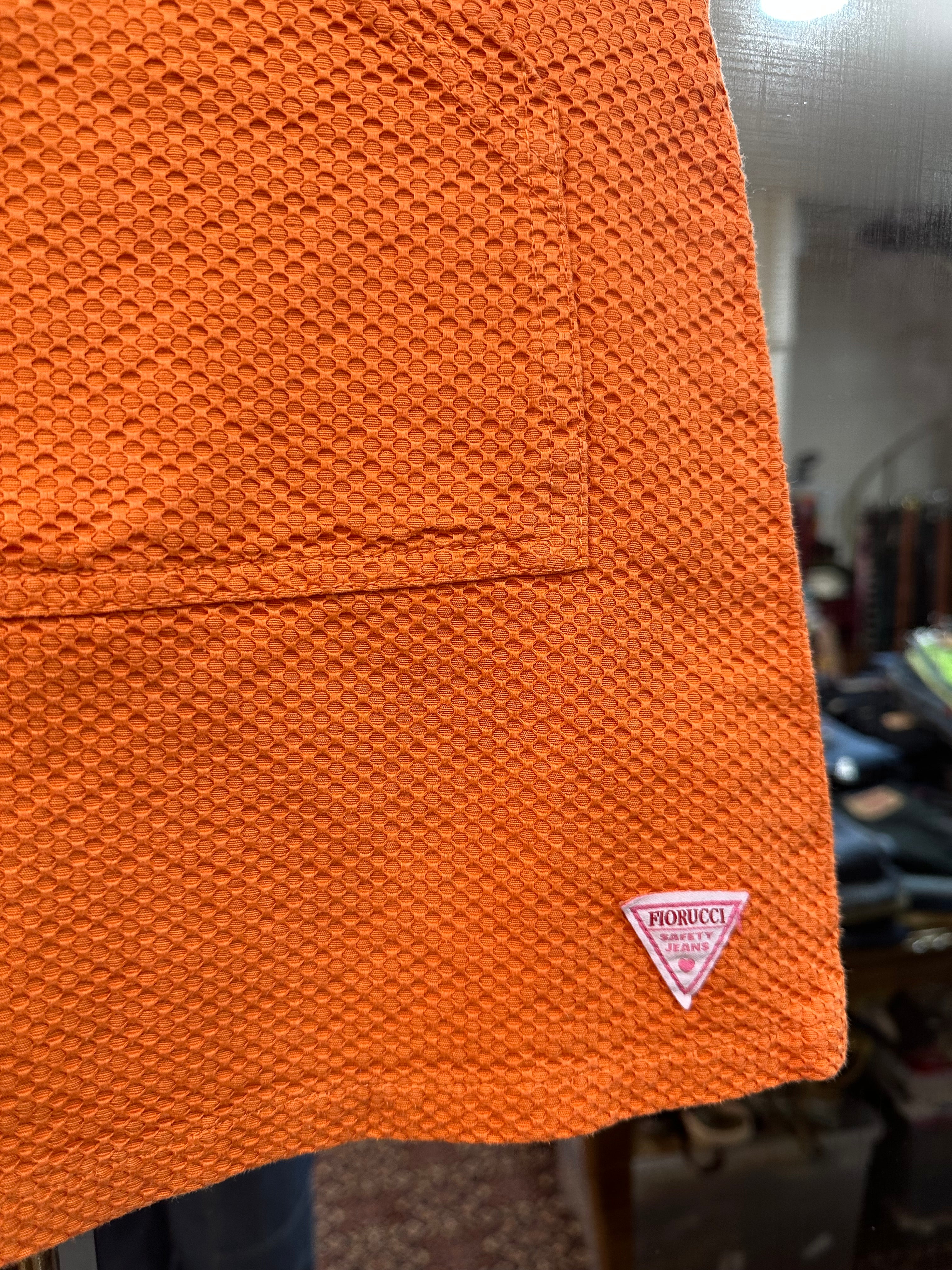 Fiorucci orange skirt
