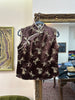 Silk jacquard qipao top