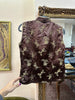 Silk jacquard qipao top