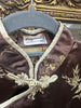 Silk jacquard qipao top