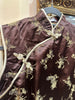 Silk jacquard qipao top