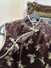 Silk jacquard qipao top