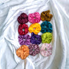 Handmade satin scrunchies (large)