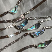 Paua silver 925 choker (Noxpiria)