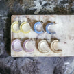 Handmade acrylic hoops