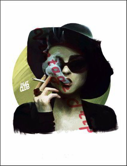 Fight club Marla poster – Handpicked Cherries