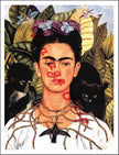 Frida Kahlo painting poster