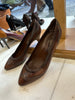 Vintage genuine leather heels